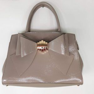 Betsey Johnson Large Bow Handle/Crossbody Handbag
